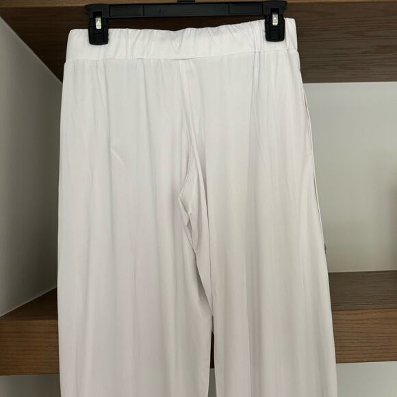 We are HAH x Free People High Slit Joggers in White - Picture 6 of 7